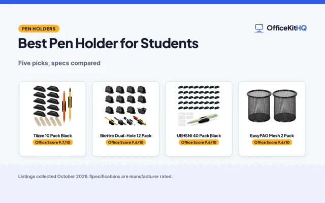Best Pen Holder for Students (2026): 5 Picks Compared