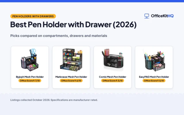 Best Pen Holder with Drawer (2026): 5 Picks Compared