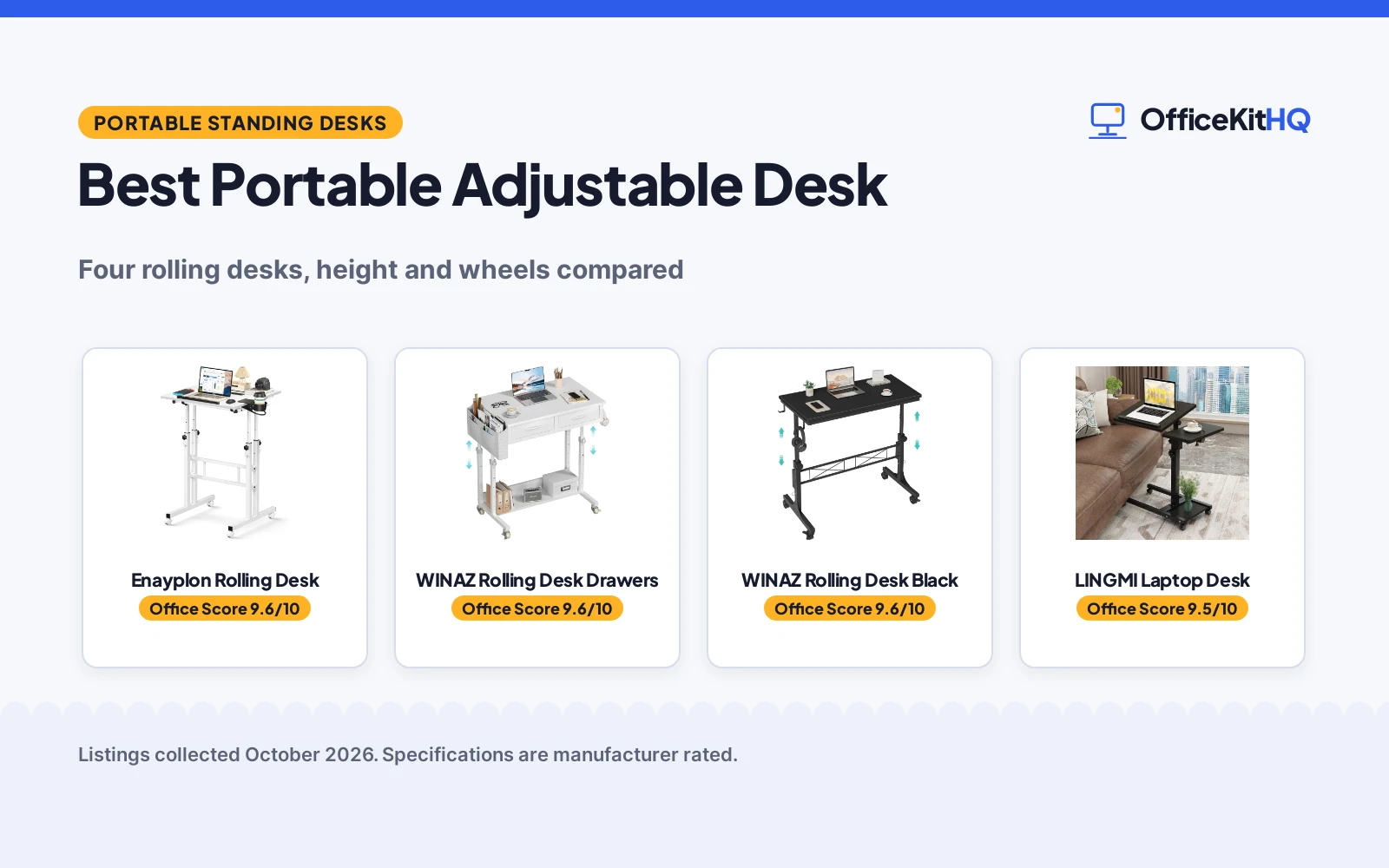 Best Portable Adjustable Desk (2026)
