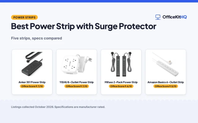 Best Power Strip with Surge Protector (2026): 5 Compared