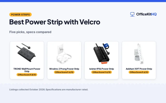 Best Power Strip with Velcro: 5 Picks Compared