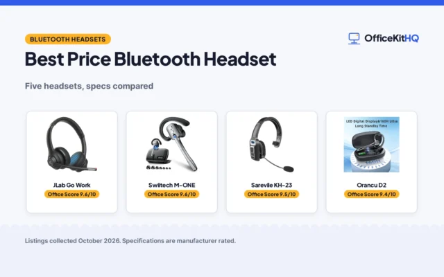 Best Price Bluetooth Headset (2026): 5 Picks Compared
