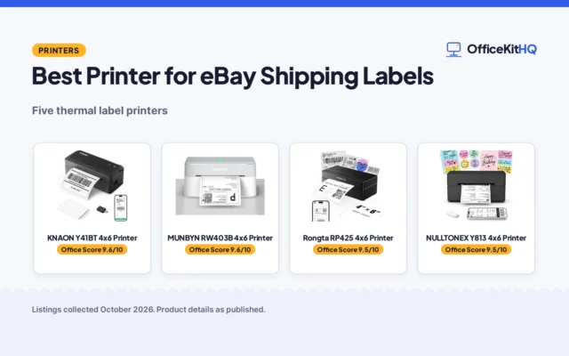 Best Printer for eBay Shipping Labels (2026): 5 Compared