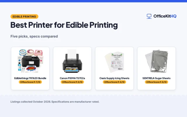 Best Printer for Edible Printing (2026): 5 Compared