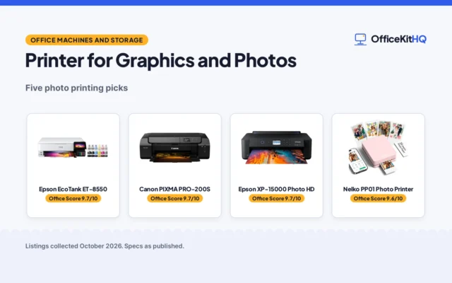 Best Printer for Graphics and Photos (2026)