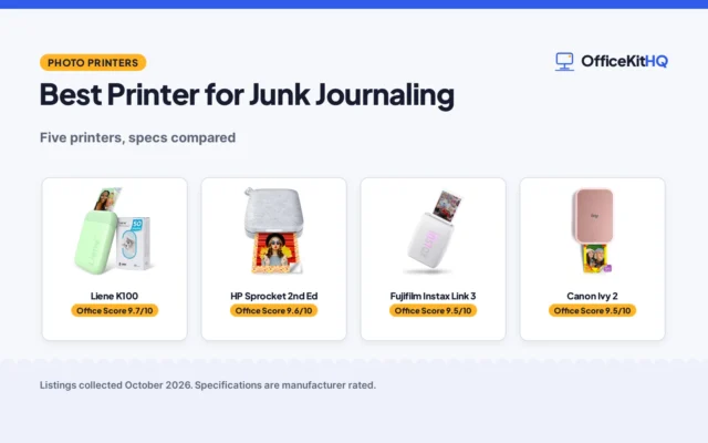 Best Printer for Junk Journaling: 5 Printers Compared