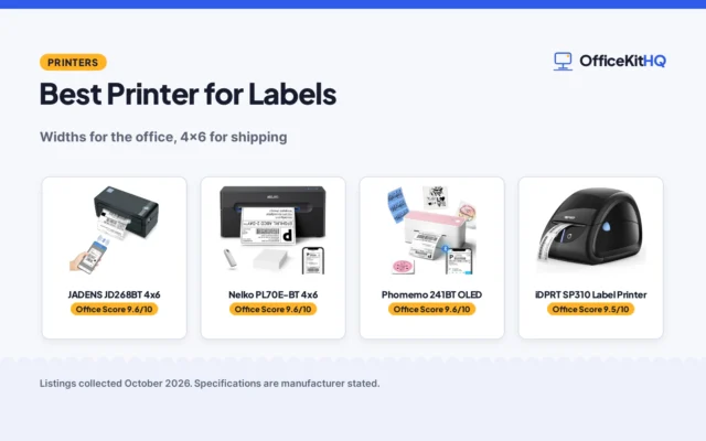 Best Printer for Labels (2026): 4 Compared