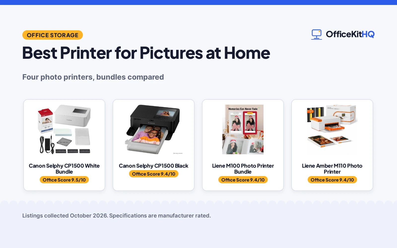 Best Printer for Pictures at Home (2026): 4 Picks