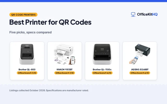 Best Printer for QR Codes (2026): 5 Label Picks Compared