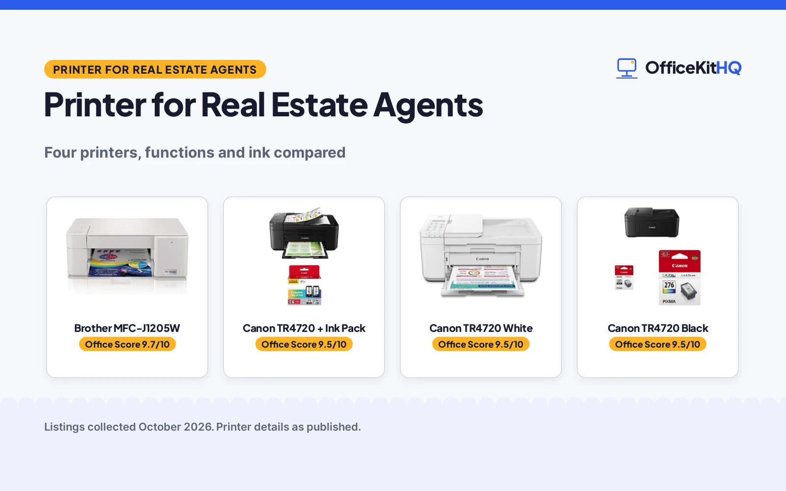 The best printer for real estate agents (2026)