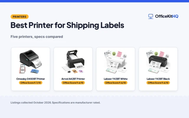 Best Printer for Shipping Labels (2026): 5 Picks Compared