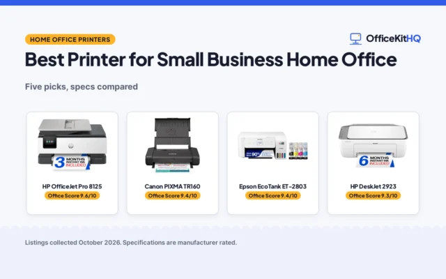 Best Printer for Small Business Home Office (2026): 5 Compared