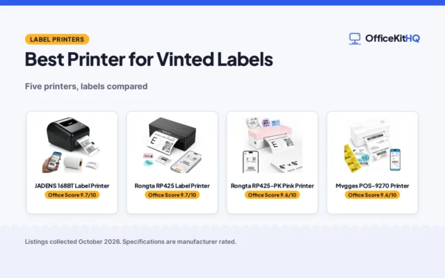 Best Printer for Vinted Labels (2026): 5 Compared