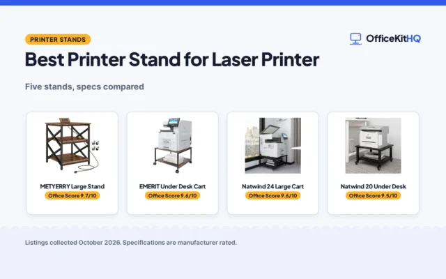 Best Printer Stand for Laser Printer (2026): 5 Stands Compared