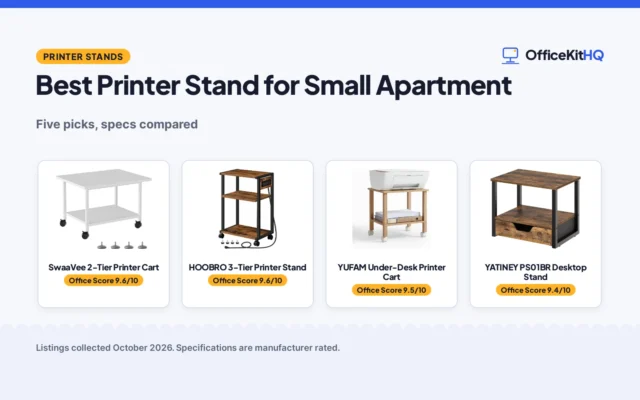 Best Printer Stand for Small Apartment: 5 Stands Compared