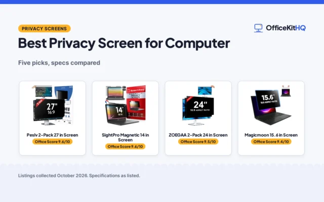 Best Privacy Screen for Computer (2026): 5 Compared