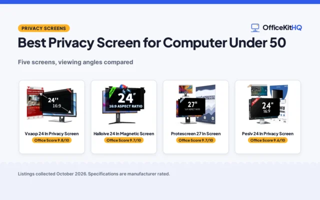 Best Privacy Screen for Computer Under 50 (2026)