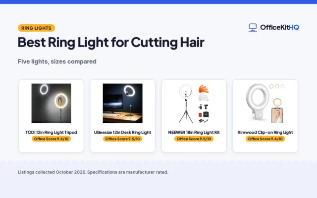Best Ring Light for Cutting Hair (2026): 5 Compared