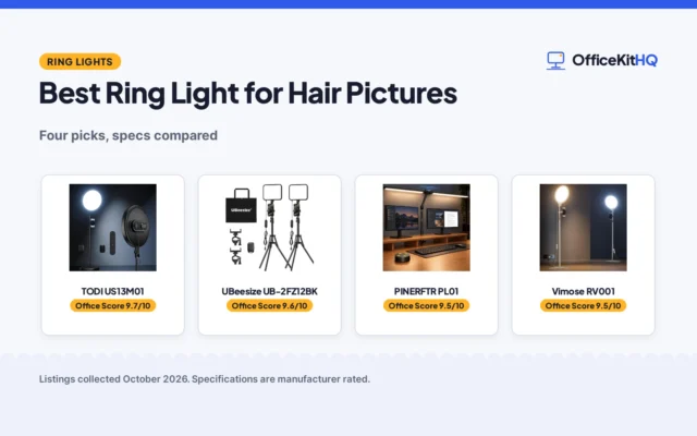 Best Ring Light for Hair Pictures (2026): 4 Compared