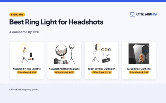 Best Ring Light for Headshots (2026): 4 Compared