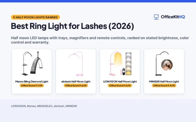 Best Ring Light for Lashes (2026): 5 Picks for Salons
