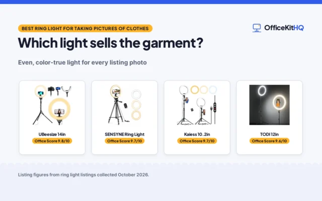 Best Ring Light for Taking Pictures of Clothes (2026): 5 Compared
