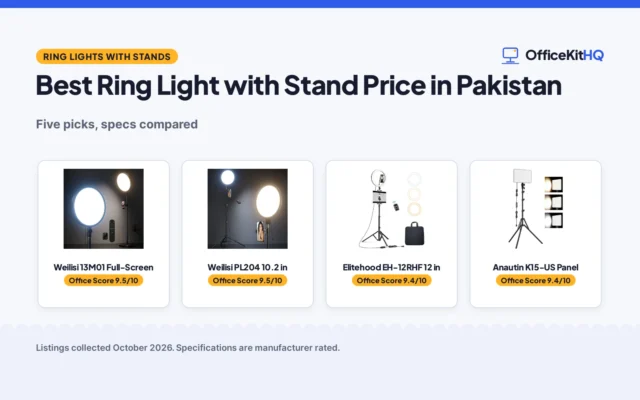 Best Ring Light with Stand Price in Pakistan (2026)