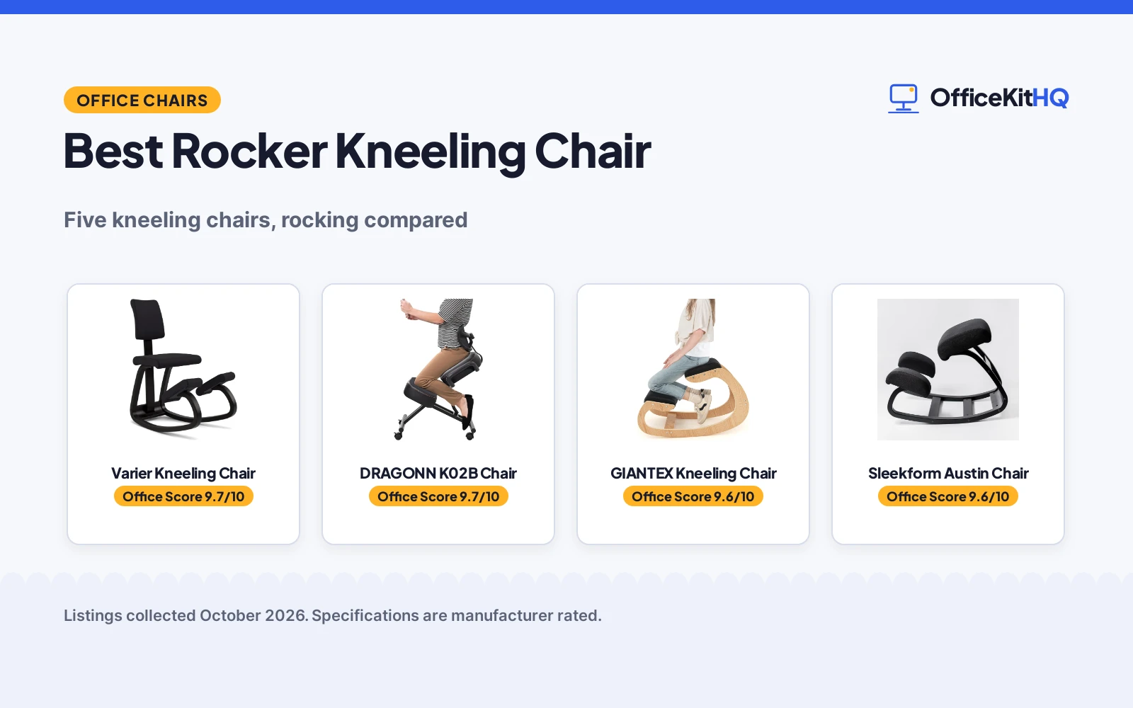 Best Rocker Kneeling Chair (2026): 5 Compared
