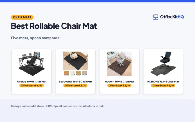 Best Rollable Chair Mat (2026): 5 Picks Compared