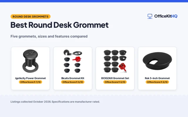 Best Round Desk Grommet (2026): 5 Picks Compared