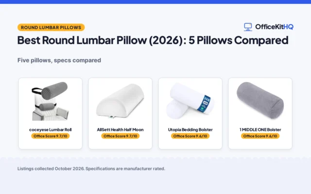 Best Round Lumbar Pillow (2026): 5 Pillows Compared