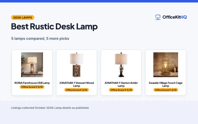 Best Rustic Desk Lamp (2026)