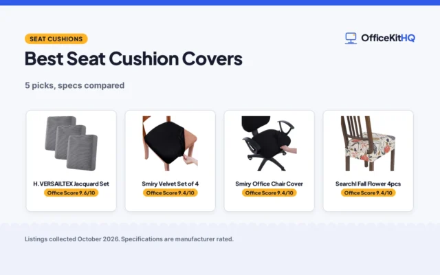 Best Seat Cushion Covers (2026): 5 Picks Compared