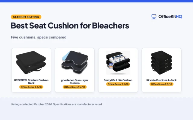 Best Seat Cushion for Bleachers (2026): 5 Compared