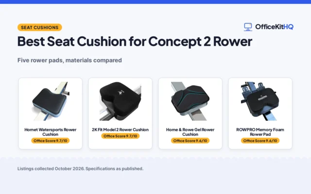 Best Seat Cushion for Concept 2 Rower (2026): 5 Compared