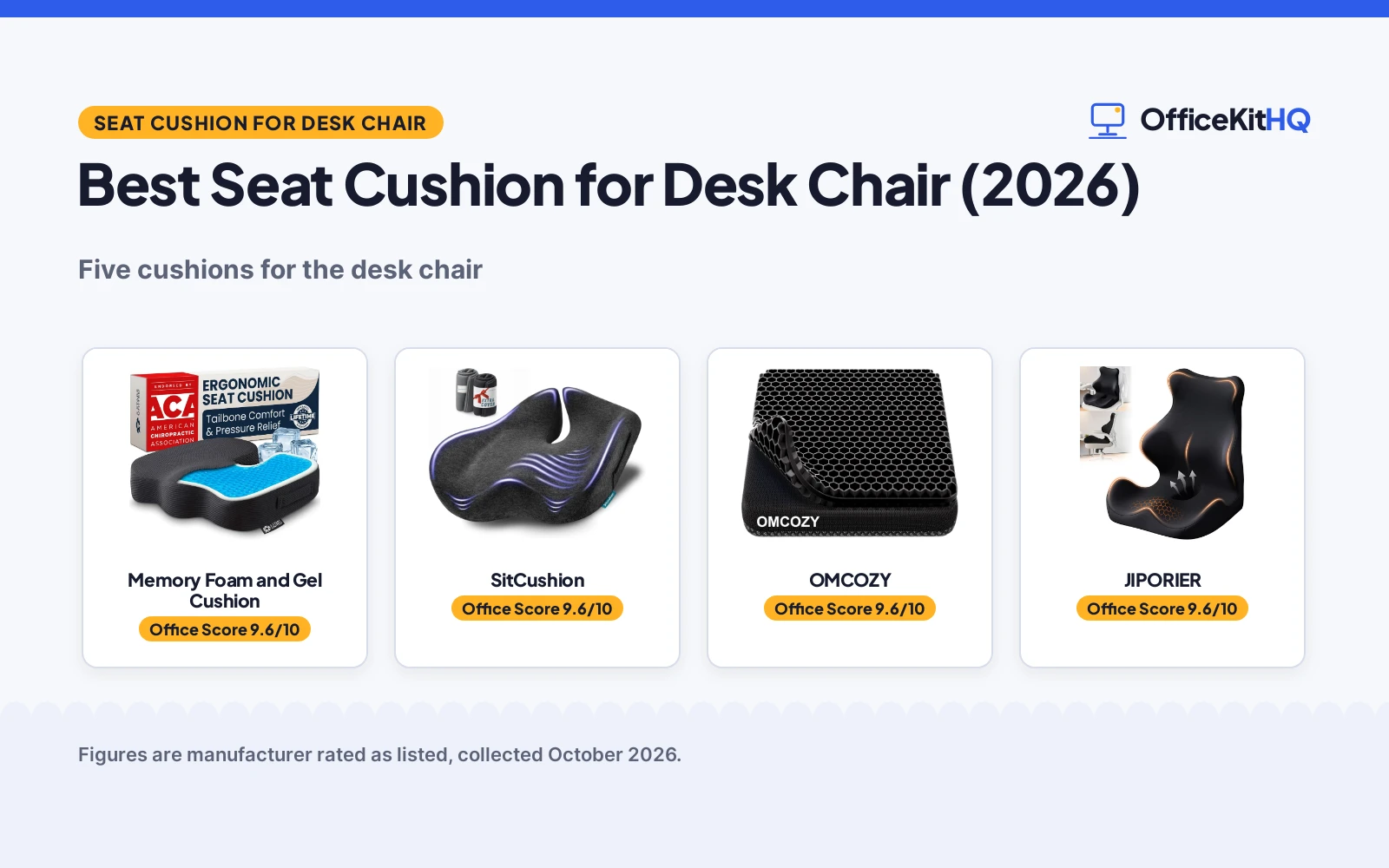 Best Seat Cushion for Desk Chair (2026)