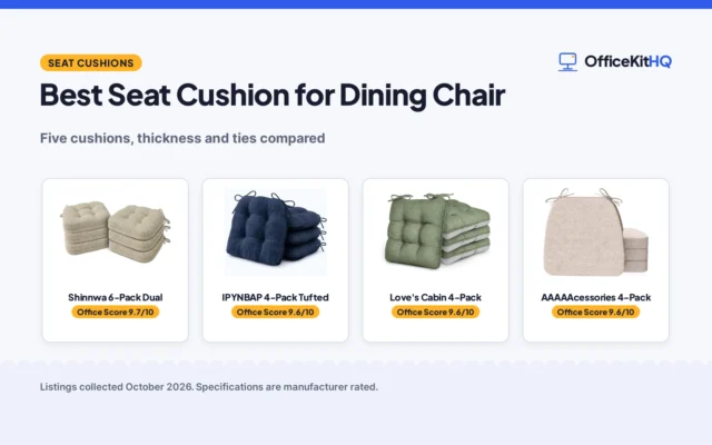 Best Seat Cushion for Dining Chair: 5 Picks Compared (2026)