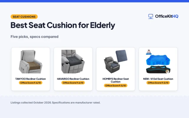 Best Seat Cushion for Elderly (2026): 5 Compared