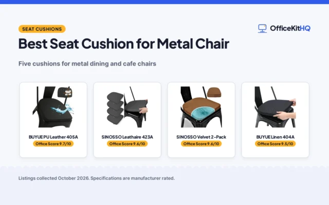 Best Seat Cushion for Metal Chair (2026): 5 Cushions Compared