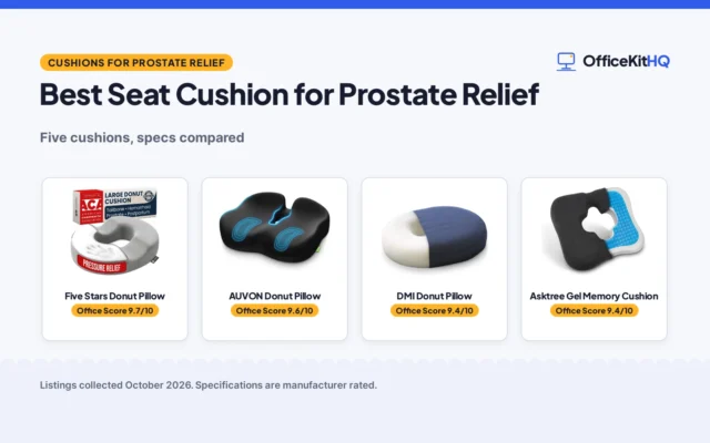 Best Seat Cushion for Prostate Relief: 5 Compared