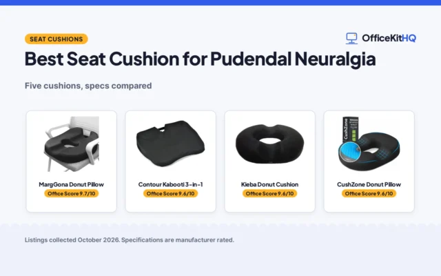 Best Seat Cushion for Pudendal Neuralgia (2026): 5 Compared