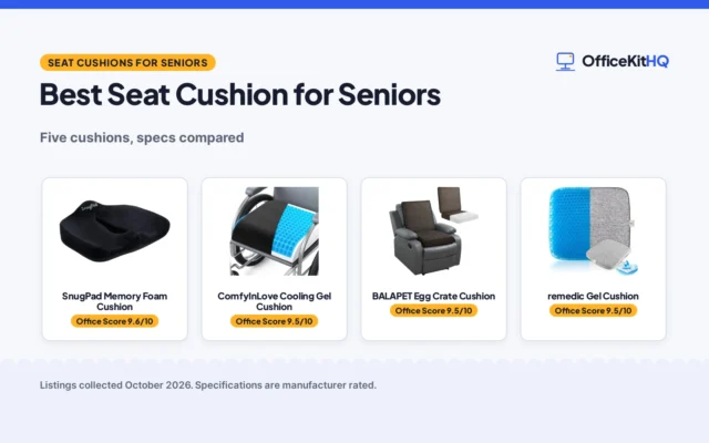Best Seat Cushion for Seniors: 5 Cushions Compared