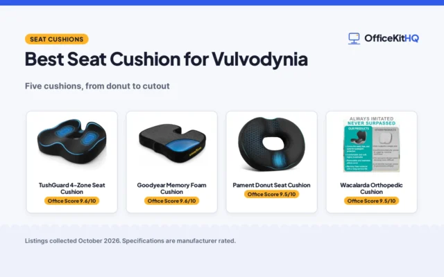 Best Seat Cushion for Vulvodynia (2026): 5 Compared
