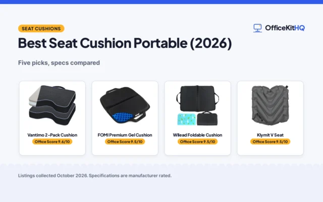 Best Seat Cushion Portable: 5 Picks Compared (2026)