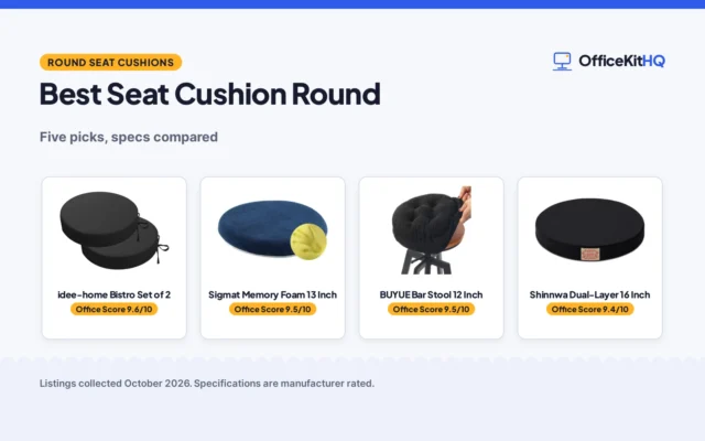 Best Seat Cushion Round (2026): 5 Picks Compared