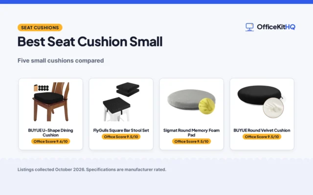 Best Seat Cushion Small (2026): 5 Small Picks Compared