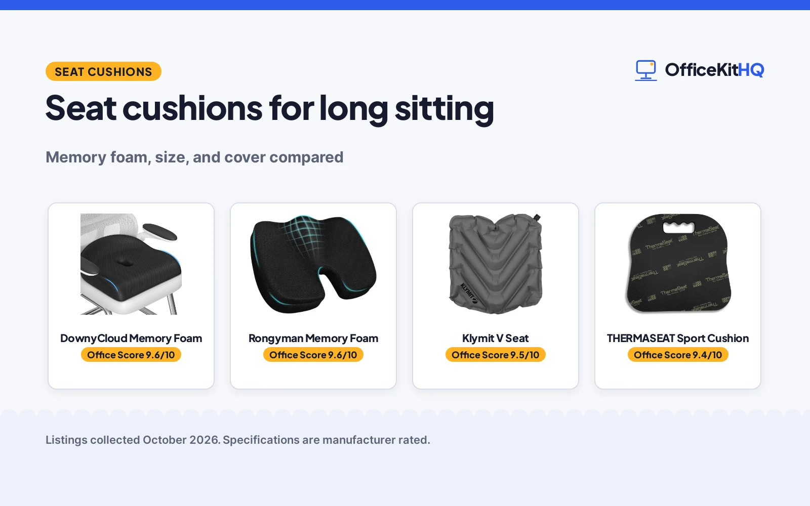 Best Seat Cushion Under $15 (2026)