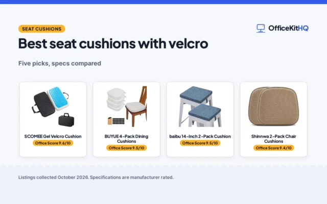 Best Seat Cushion with Velcro (2026): 5 Picks Compared