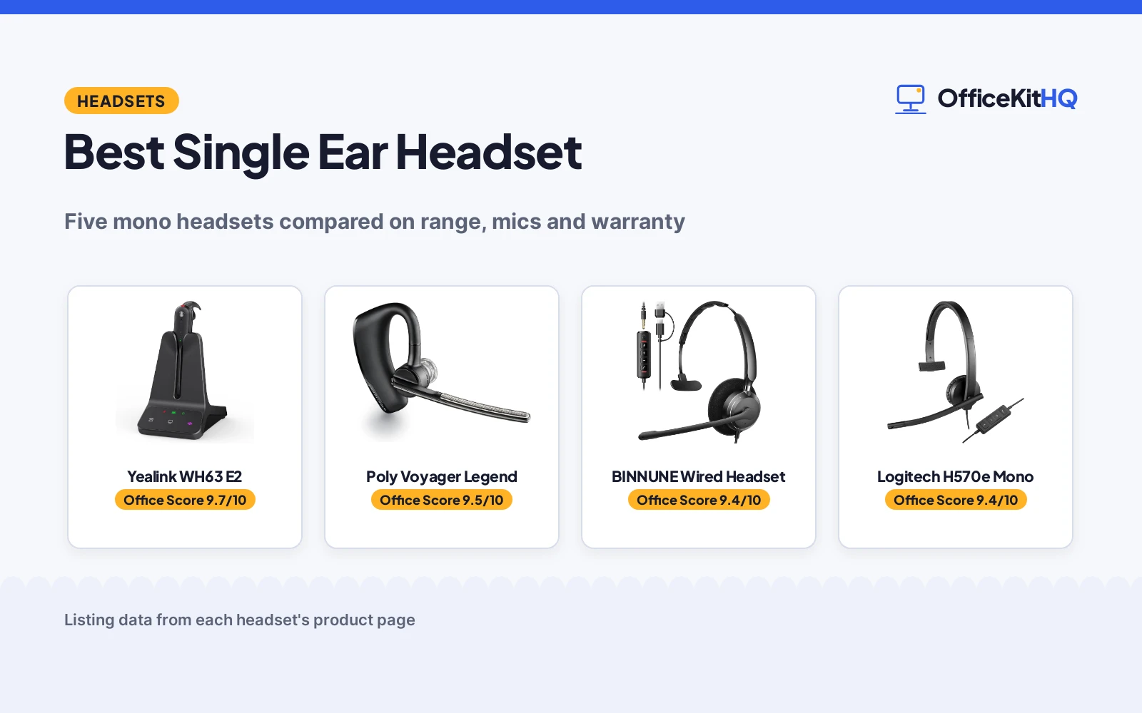 Best Single Ear Headset (2026): 5 Mono Headsets Compared