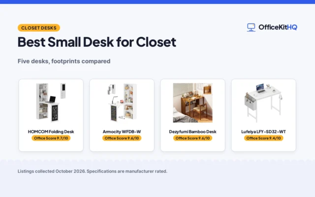 Best Small Desk for Closet (2026): 5 Compact Picks